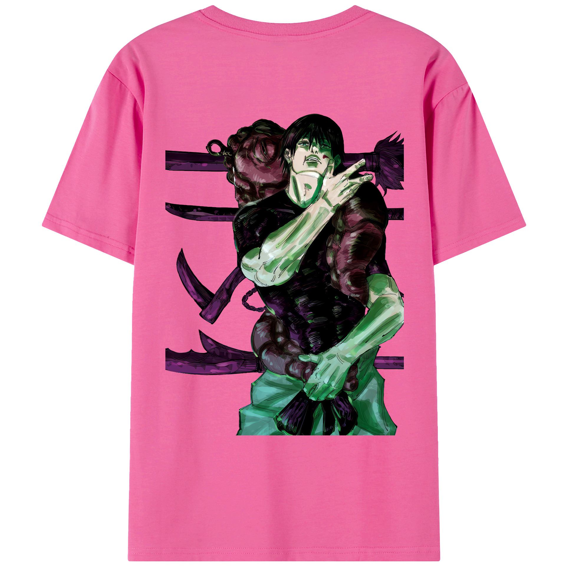 （画像用） 呪術廻戦 Jujutsu Kaisen レディース半袖Tシャツ(バックプリント)